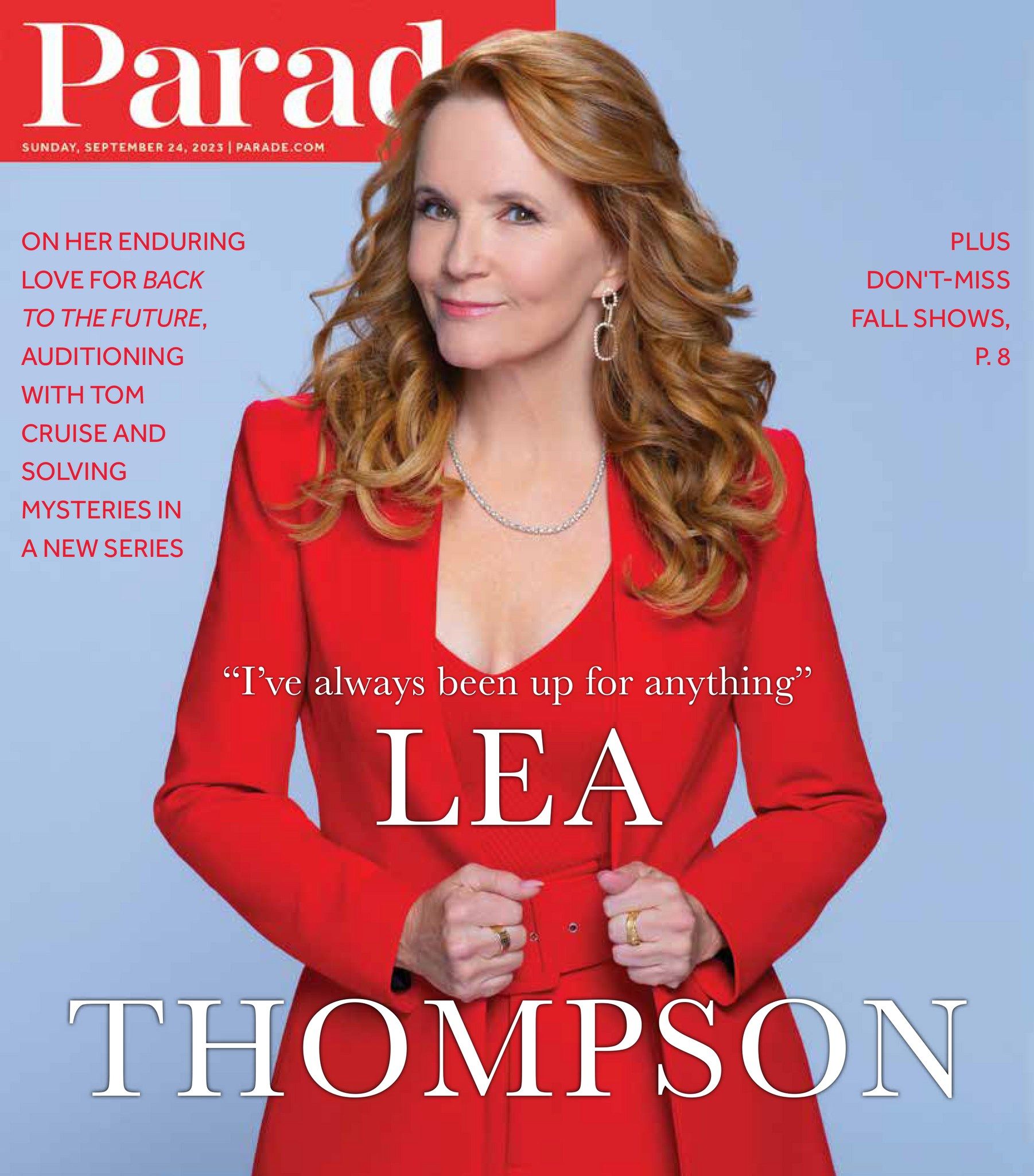 PARADE (USA) magazine side cover 24 September 2023