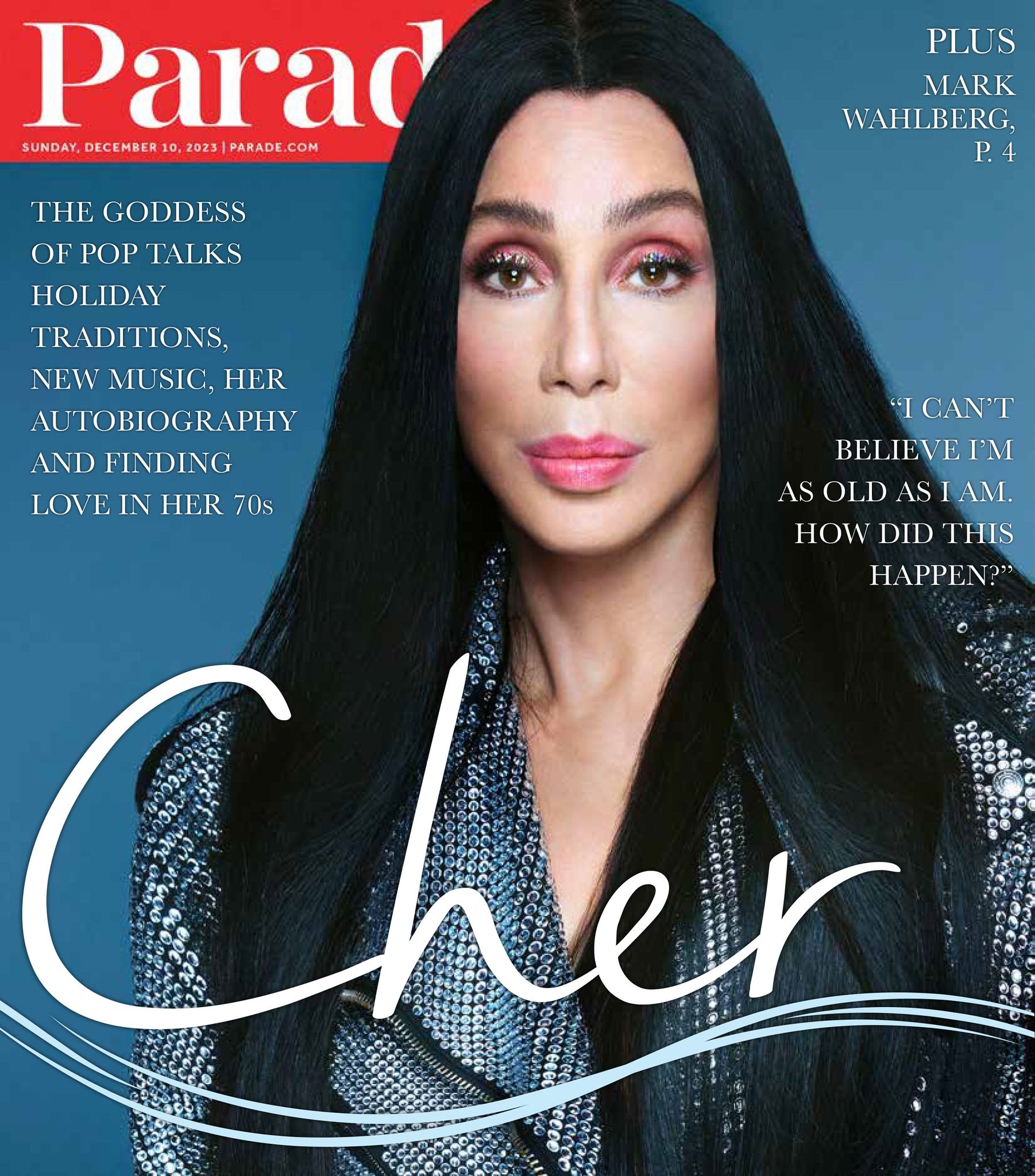 PARADE (USA) magazine side cover 10 December 2023