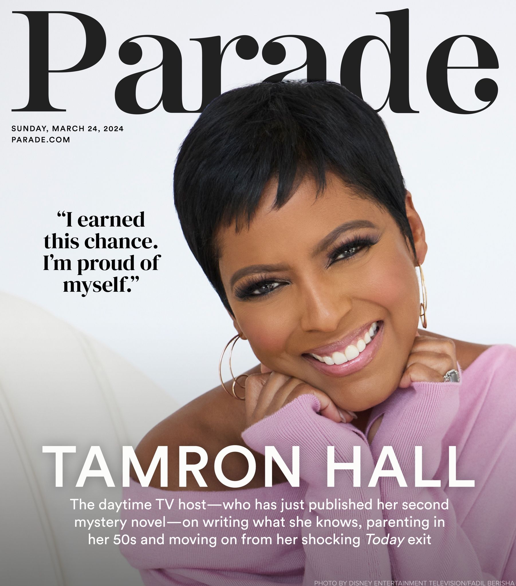 PARADE (USA) magazine side cover 24 March 2024