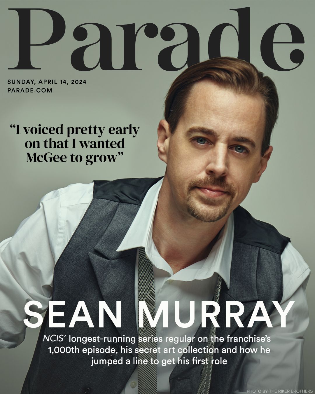 PARADE (USA) magazine side cover 14 April 2024