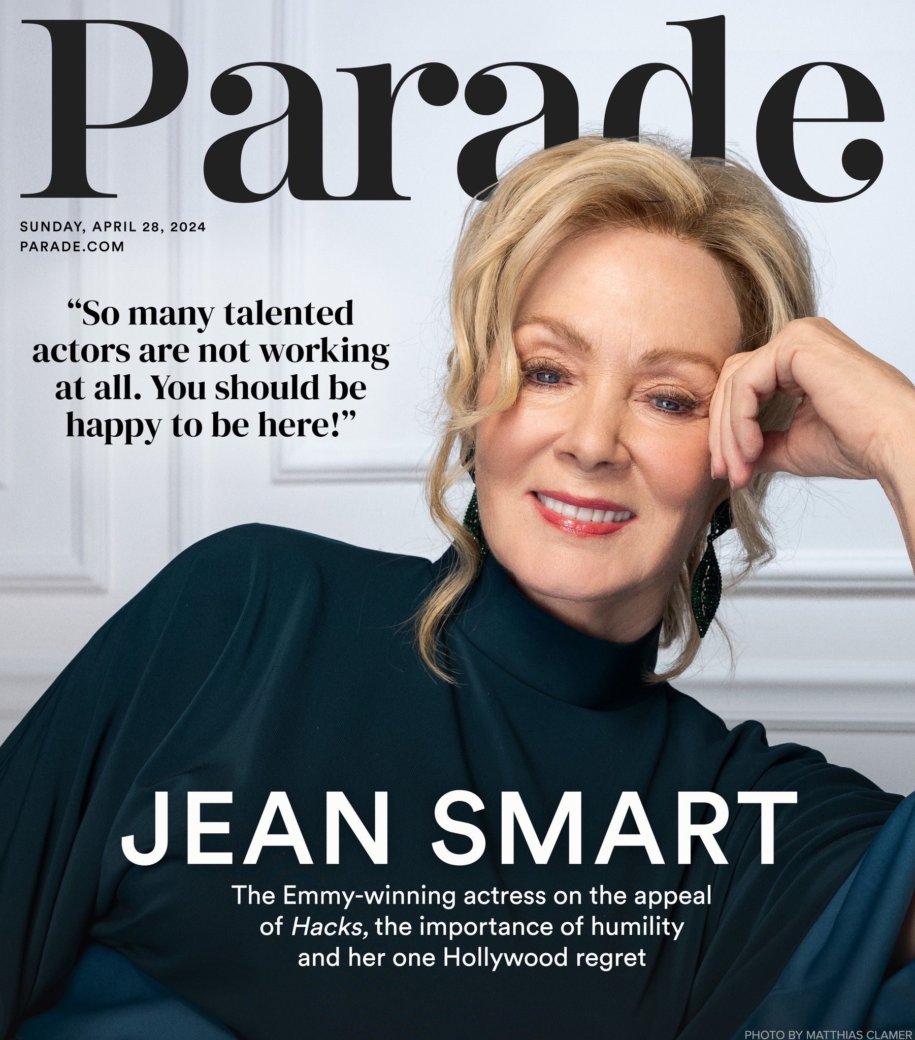 PARADE (USA) magazine side cover 28 April 2024