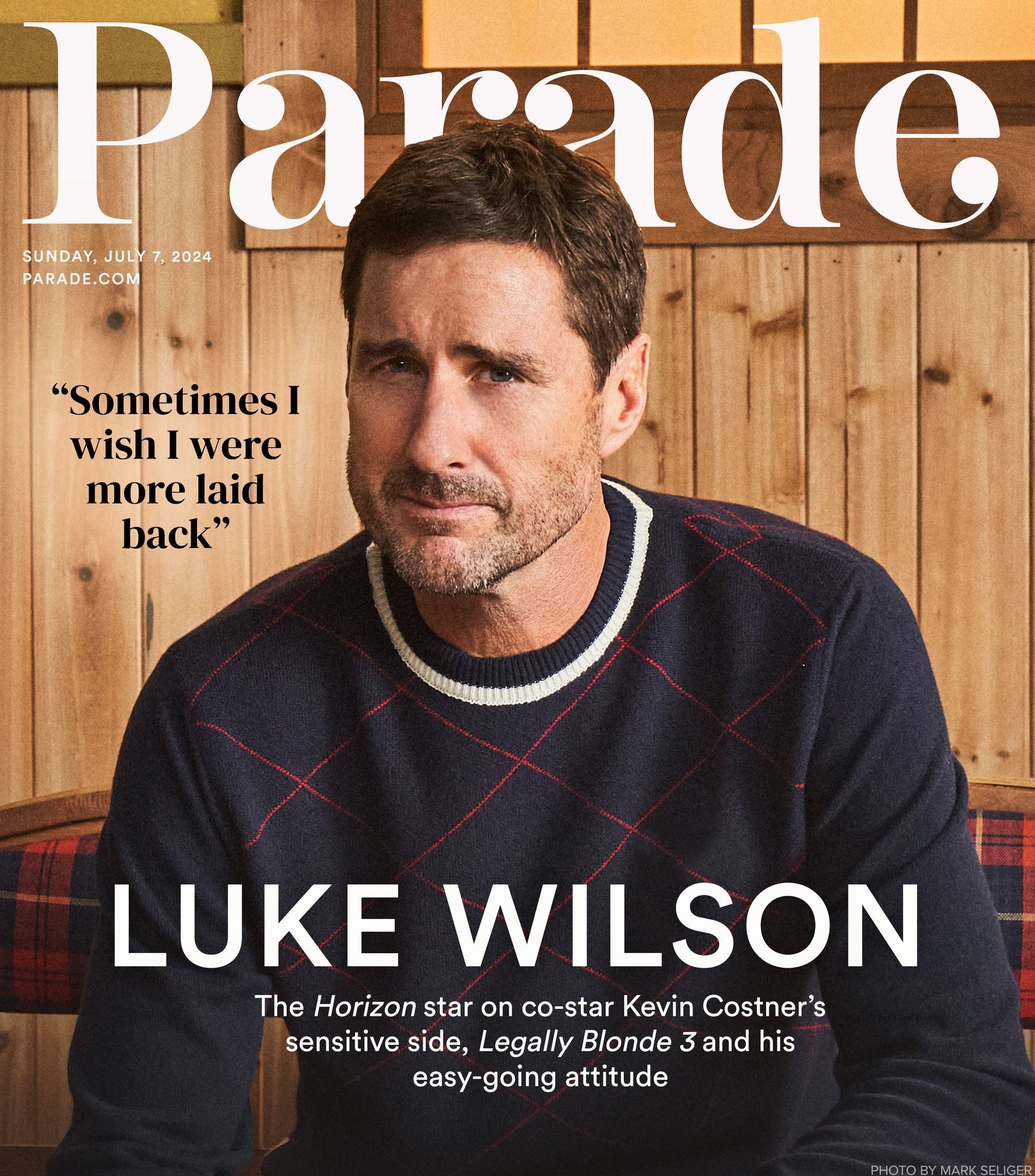PARADE (USA) magazine side cover 7 July 2024