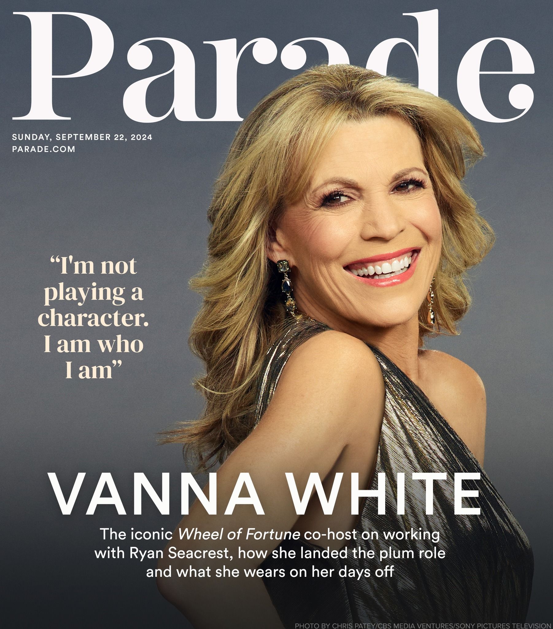 PARADE (USA) magazine side cover 22 September 2024