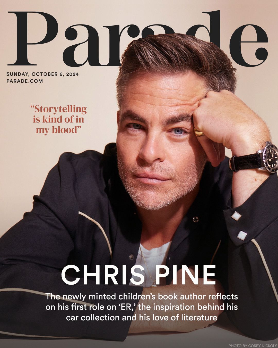 PARADE (USA) magazine side cover 6 October 2024