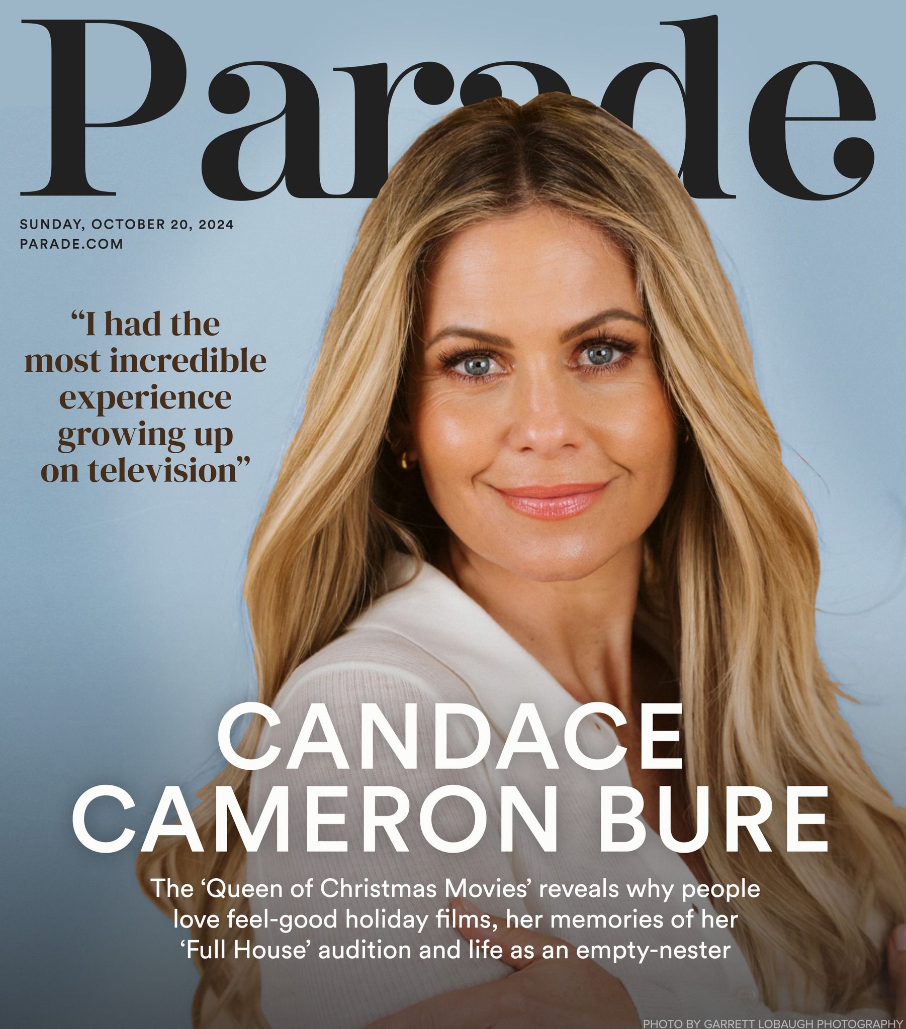 PARADE (USA) magazine side cover 20 October 2024