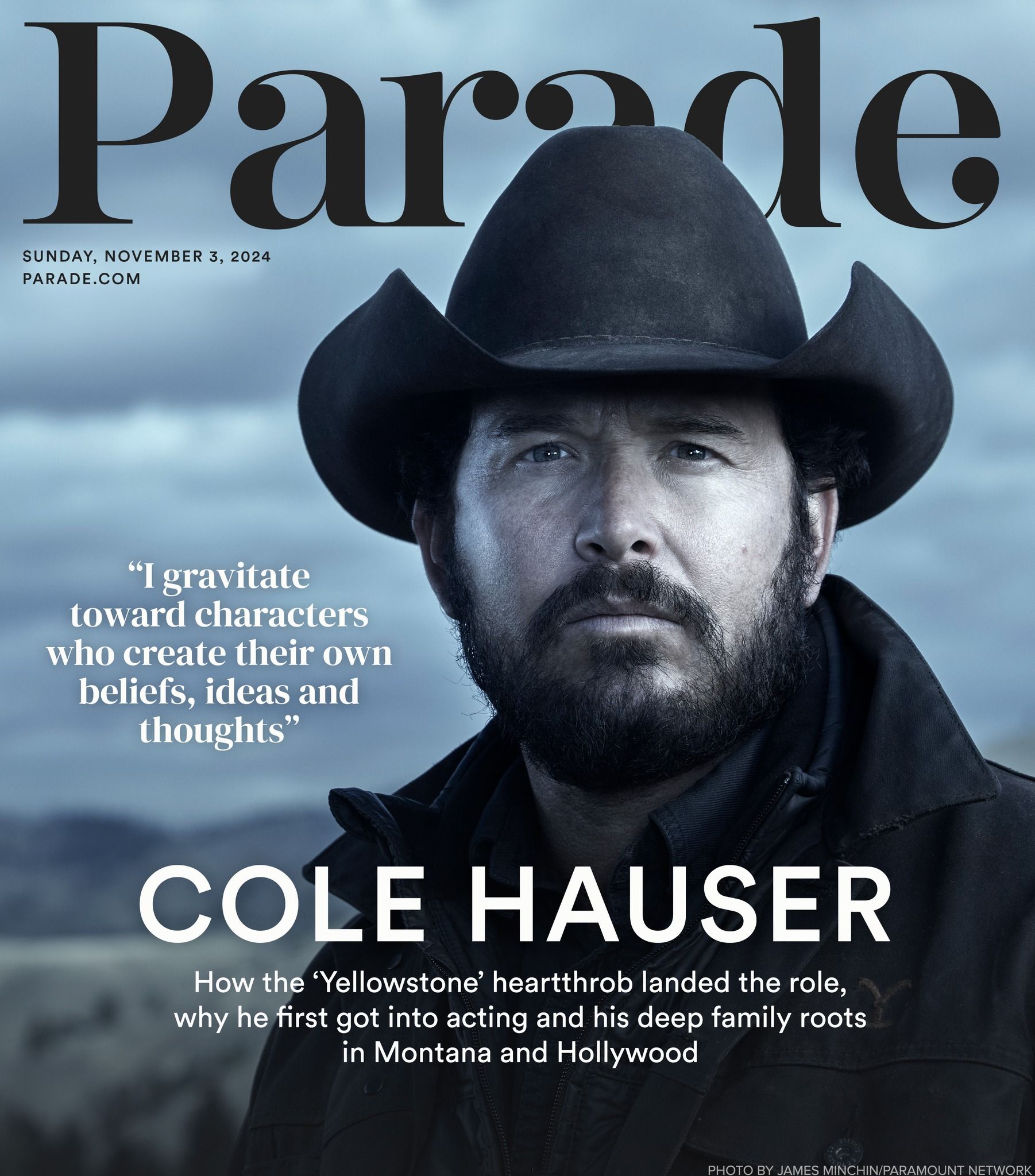 PARADE (USA) magazine side cover 3 November 2024