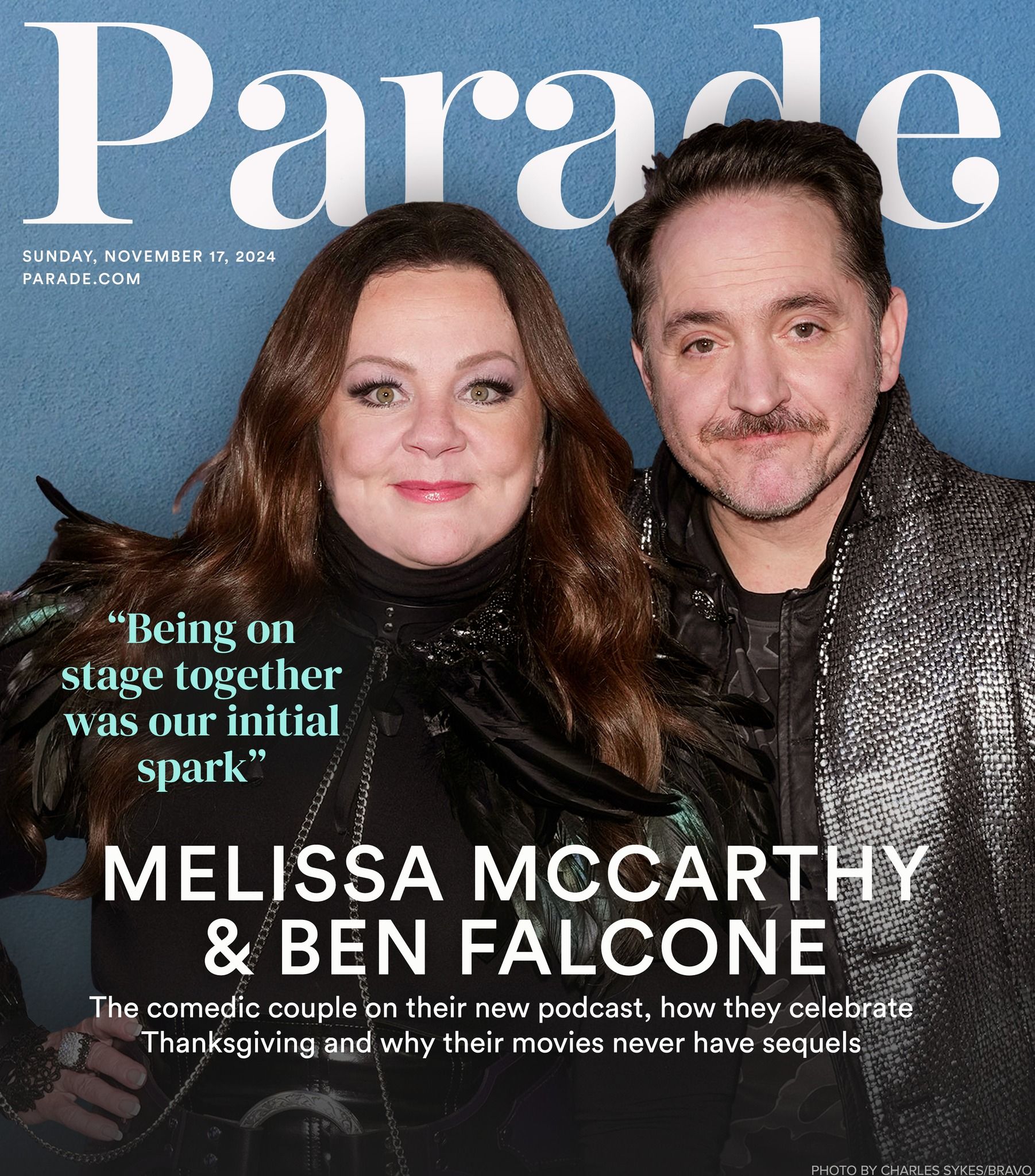 PARADE (USA) magazine side cover 17 November 2024