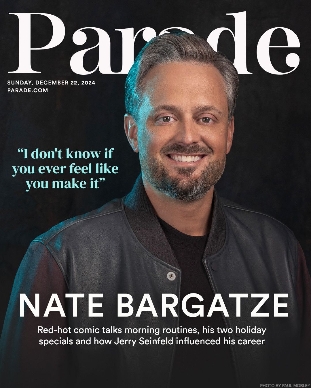 PARADE (USA) magazine side cover 22 December 2024