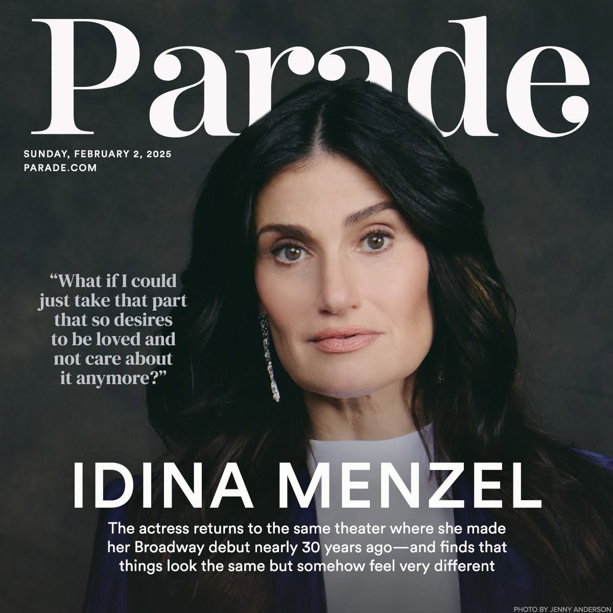 PARADE (USA) magazine side cover 2 February 2025