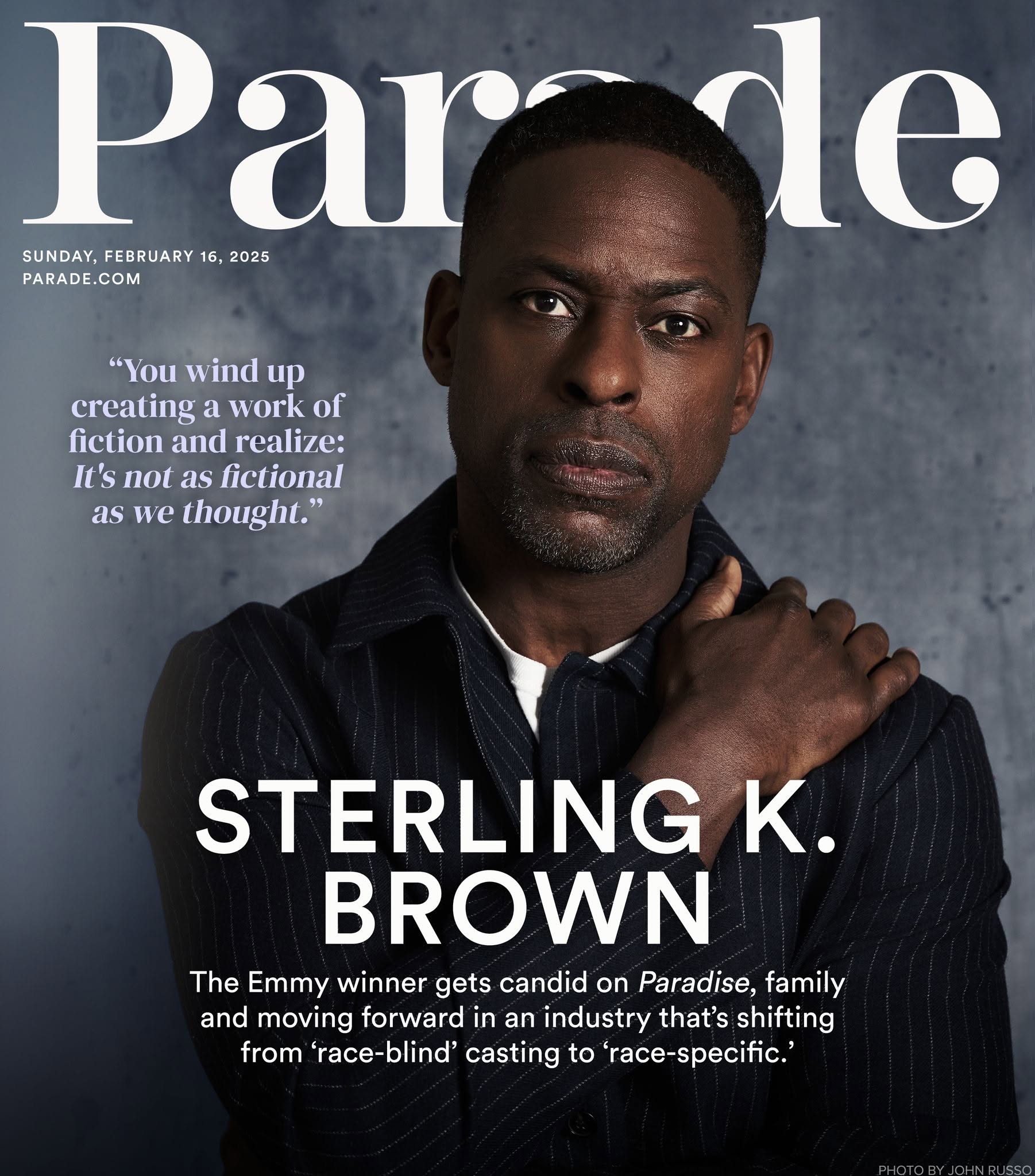 PARADE (USA) magazine side cover 16 February 2025