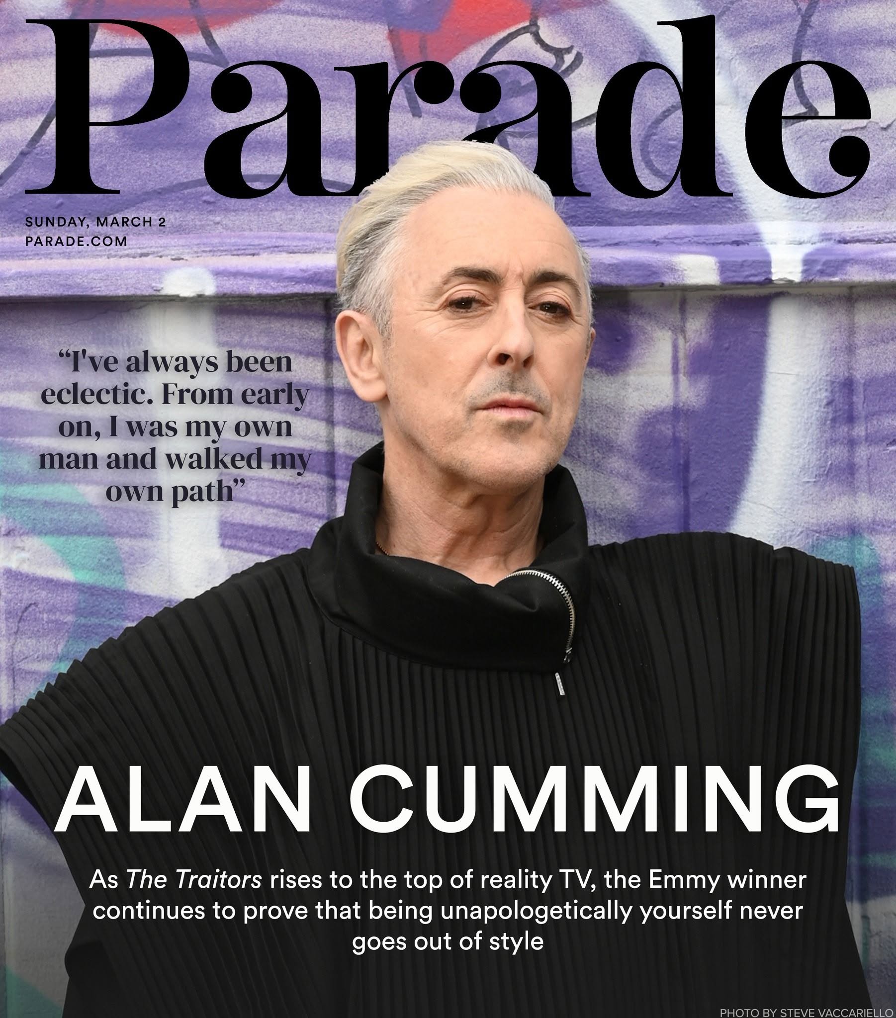 PARADE (USA) magazine side cover 2 March 2025