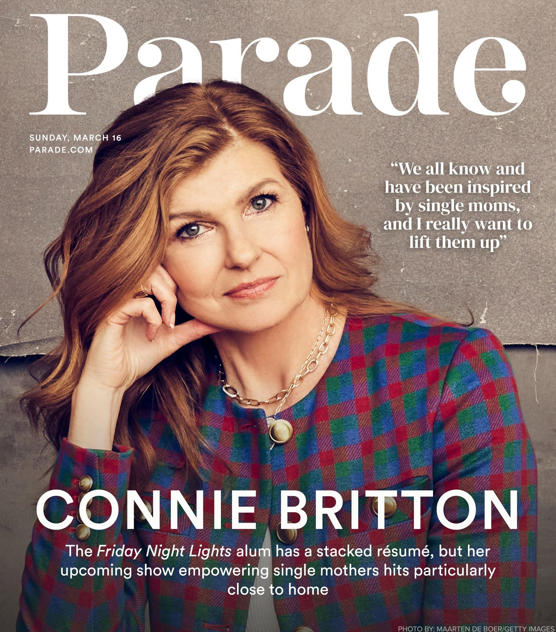 PARADE (USA) magazine side cover 16 March 2025