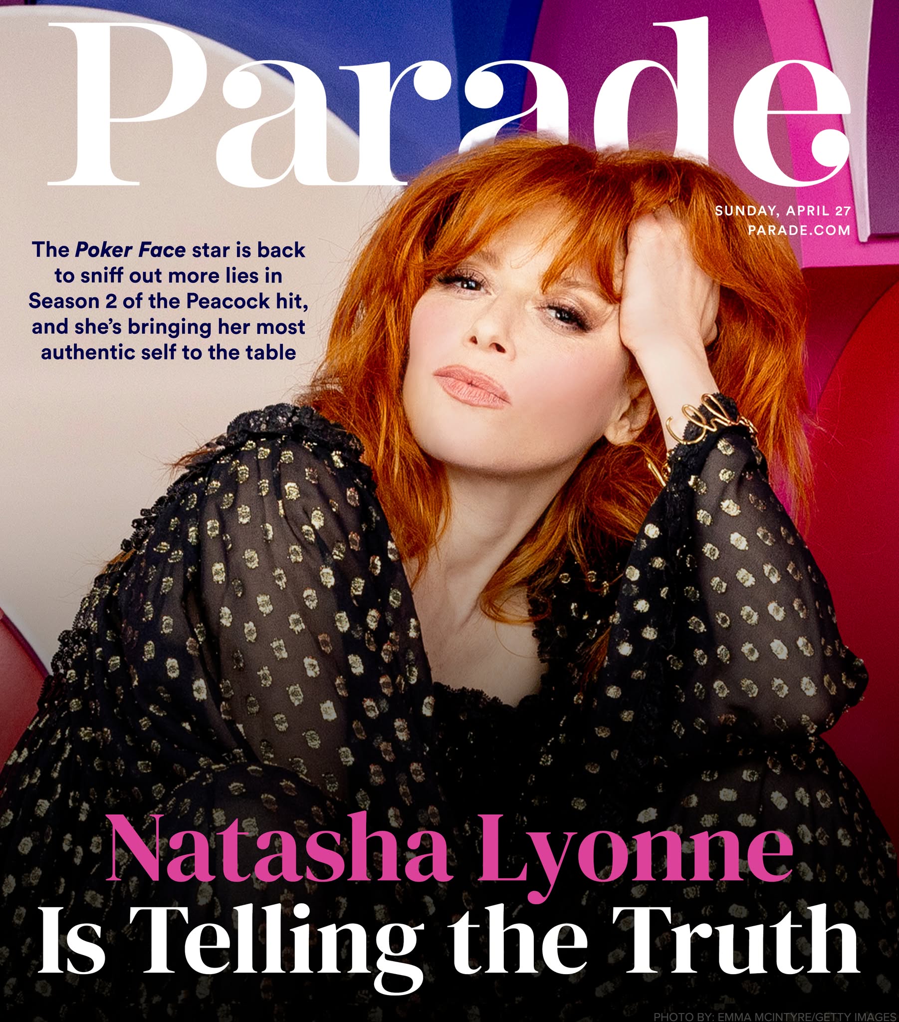 PARADE (USA) magazine side cover 27 April 2025