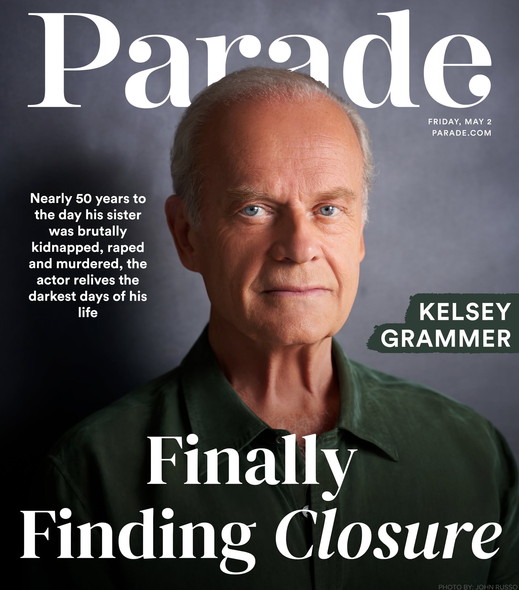 PARADE (USA) magazine side cover 2 May 2025