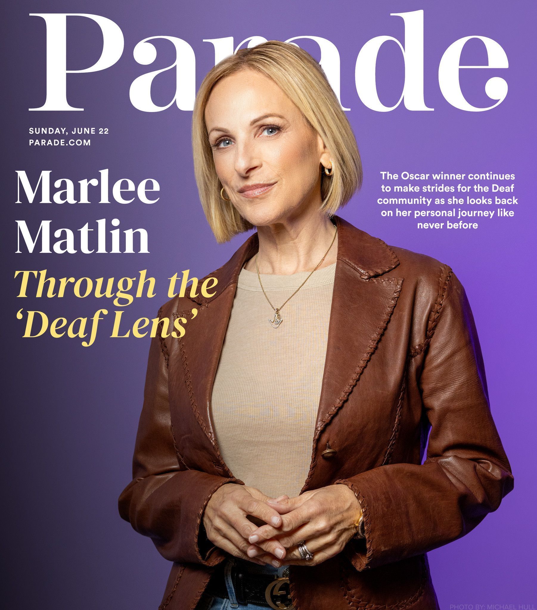 PARADE (USA) magazine side cover 22 June 2025