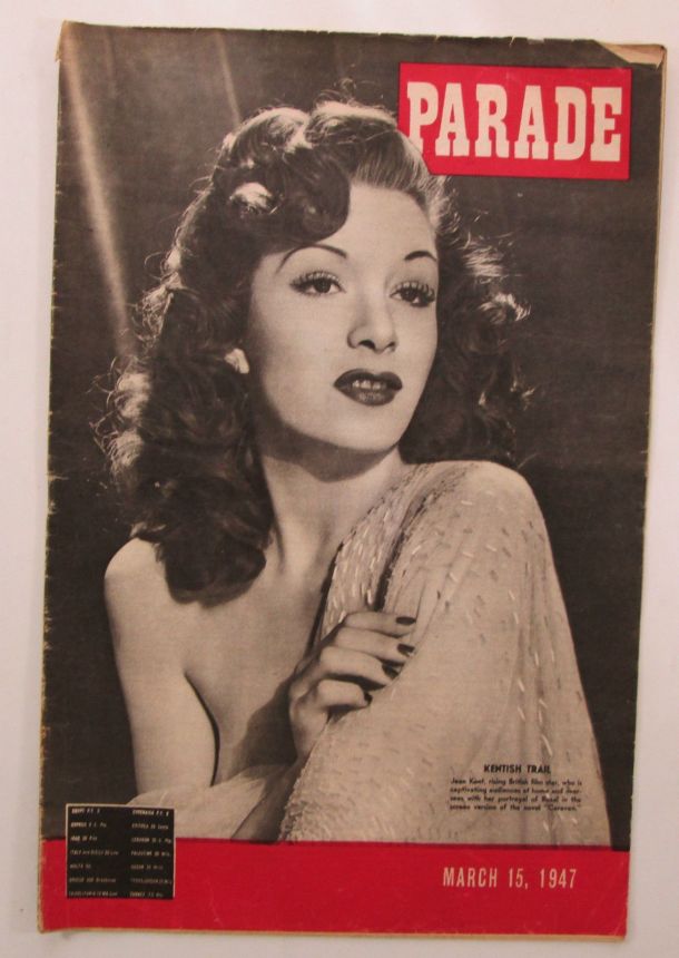 PARADE EGYPT magazine side cover 15 March 1947
