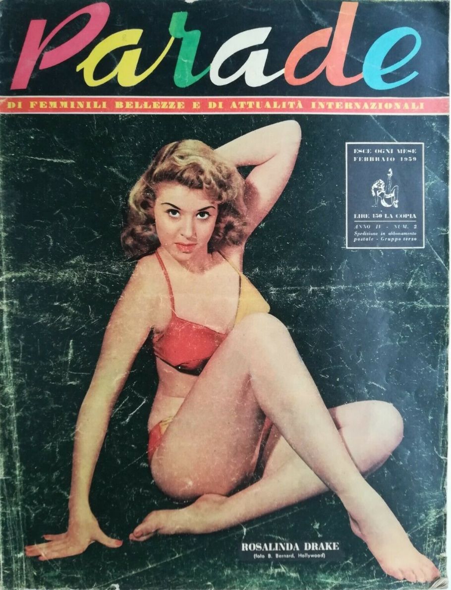 PARADE magazine side cover  February 1959