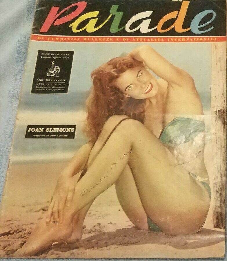 PARADE magazine side cover  July/August 1959