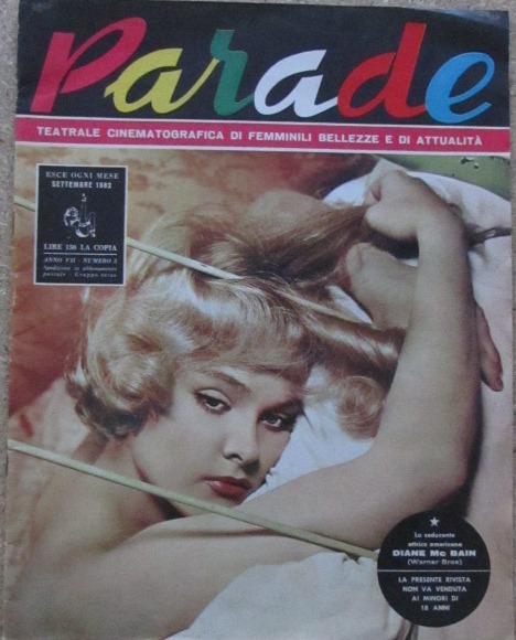 PARADE magazine side cover September 1962
