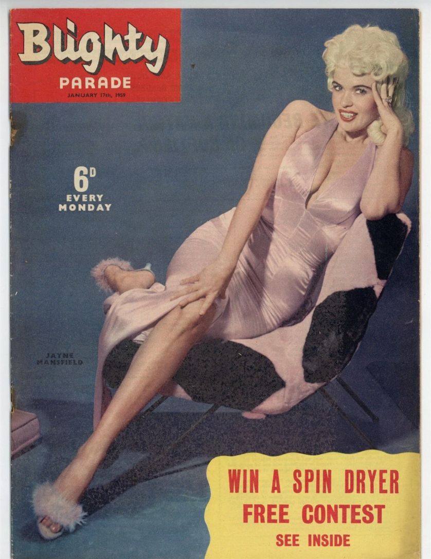 PARADE UK magazine side cover 17 January 1959