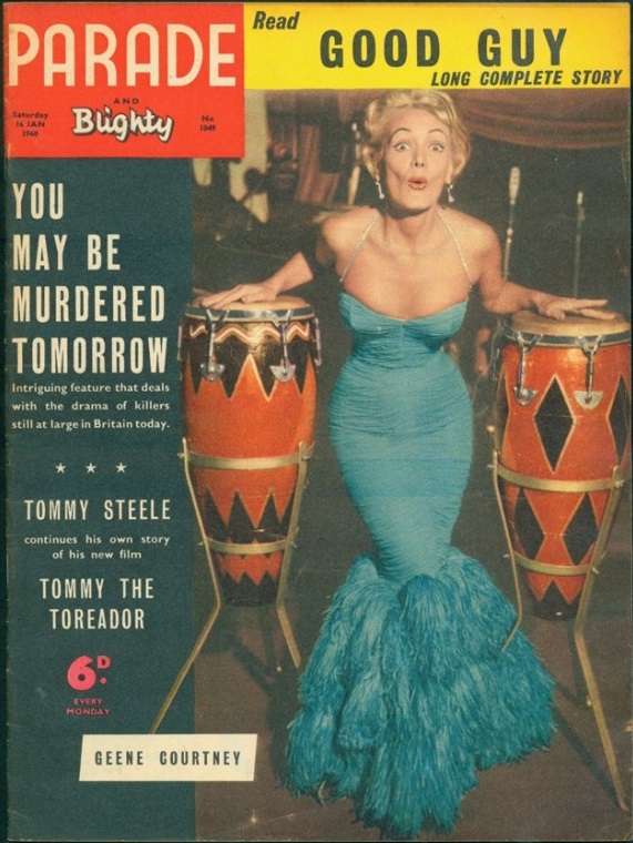 PARADE UK magazine side cover Issue 1049 16 January 1960