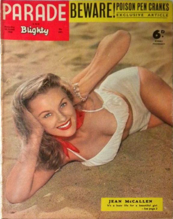 PARADE UK magazine side cover Issue 1071 18 June 1960