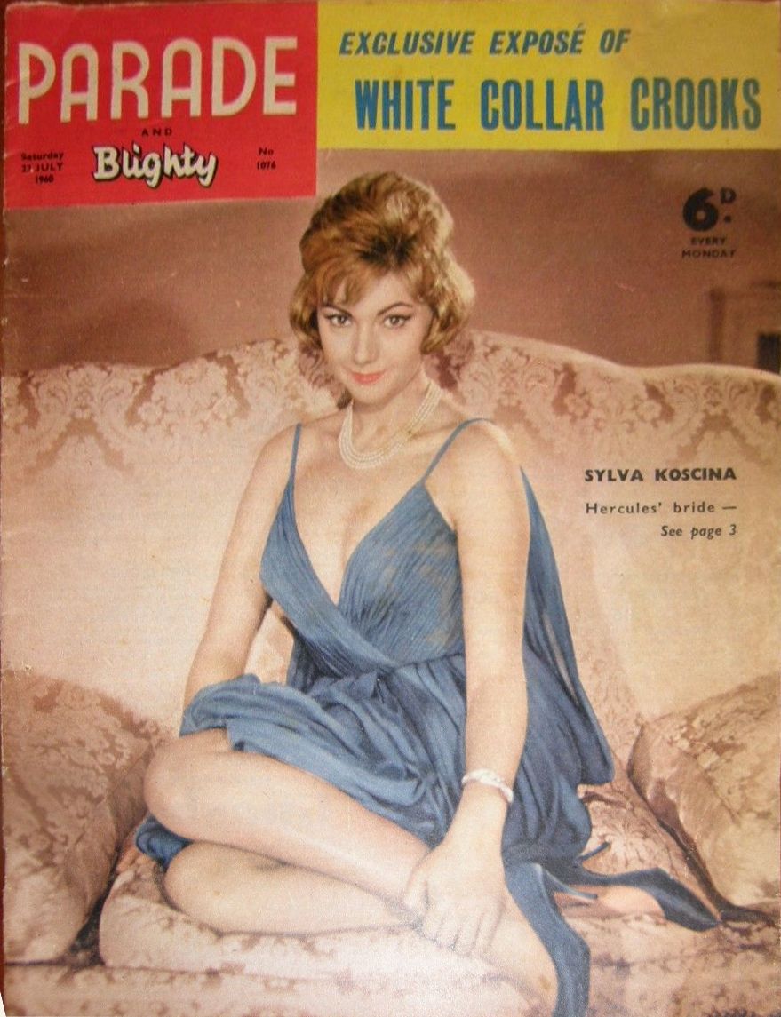 PARADE UK magazine side cover Issue 1076 24 July 1960
