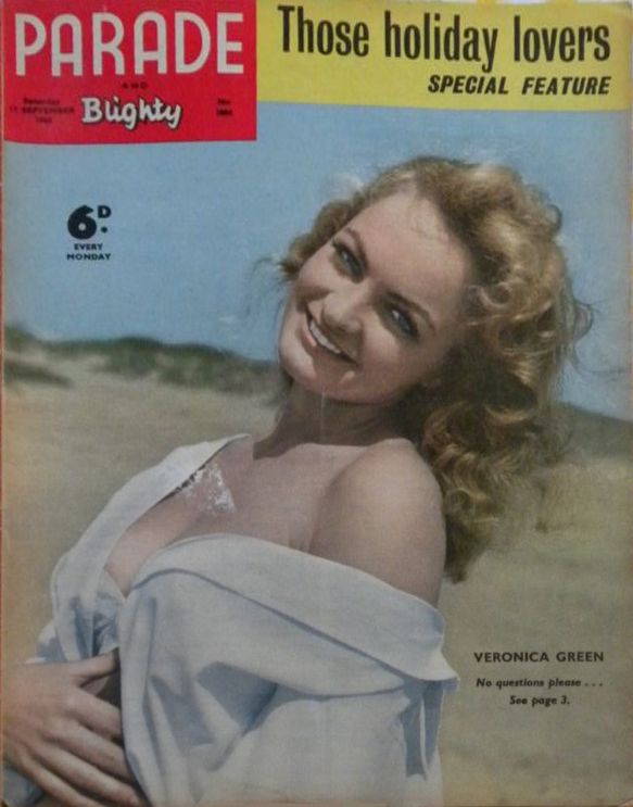 PARADE UK magazine side cover Issue 1084 17 September 1960