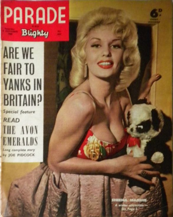 PARADE UK magazine side cover Issue 1087 8 October 1960