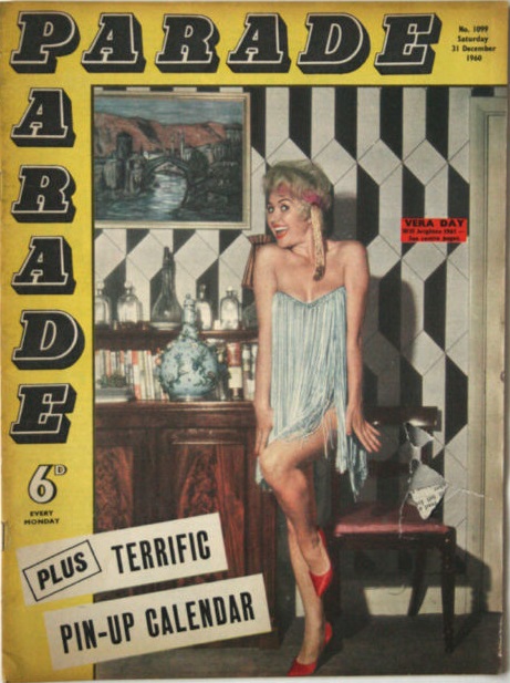 PARADE UK magazine side cover Issue 1099  December 1960
