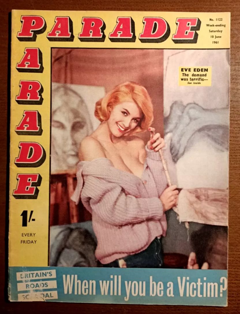 PARADE UK magazine side cover Issue 1122 10 June 1961