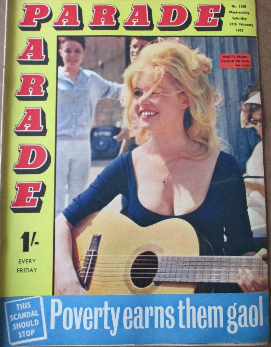 PARADE UK magazine side cover Issue 1158 17 February 1962