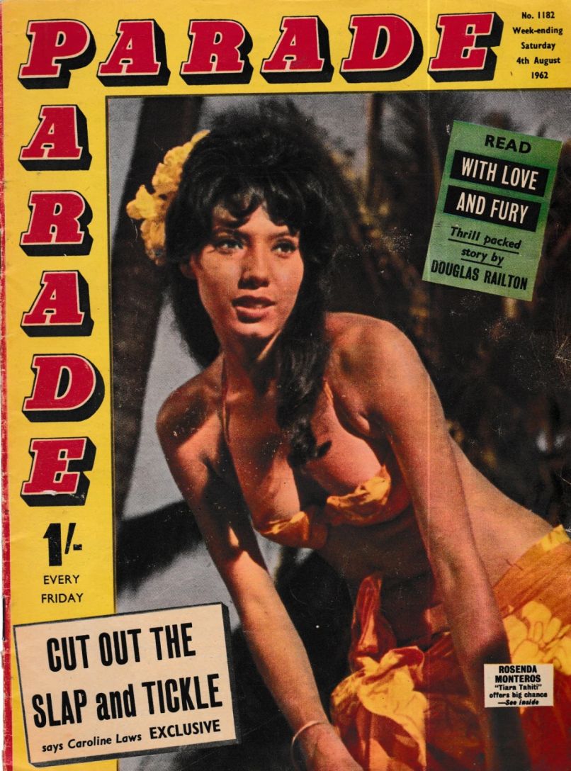 PARADE UK magazine side cover Issue 1182 4 August 1962