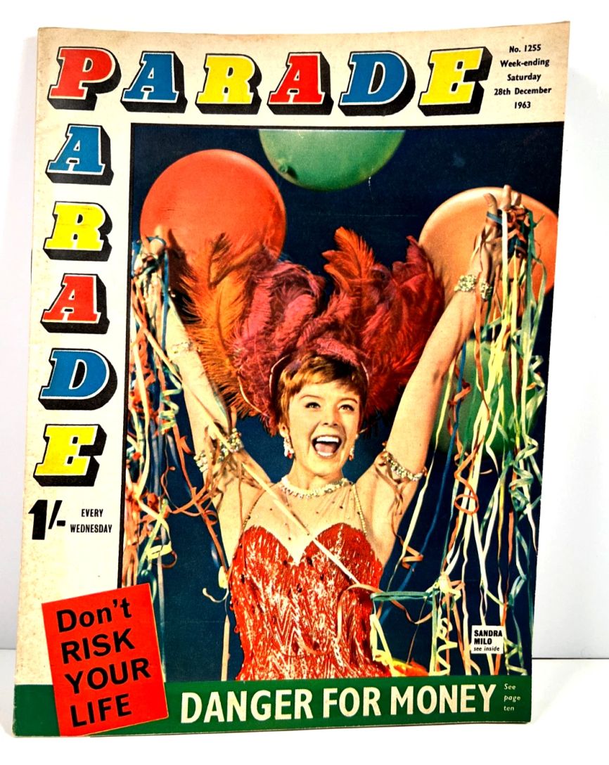 PARADE UK magazine side cover 28 December 1963