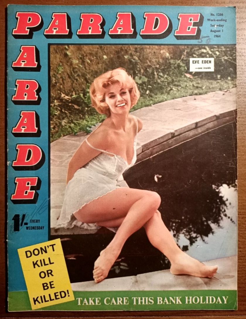 PARADE UK magazine side cover Issue 1286 1 August 1964