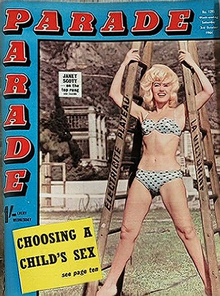 PARADE UK magazine side cover Issue 1295 3 October 1964