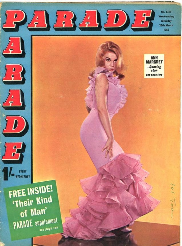 PARADE UK magazine side cover Issue 1319 20 March 1965