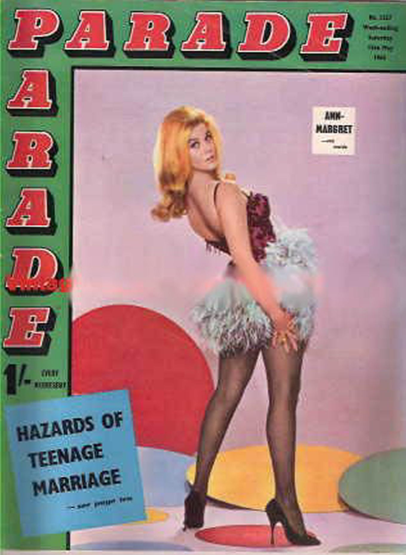 PARADE UK magazine side cover Issue 1327 15 May 1965