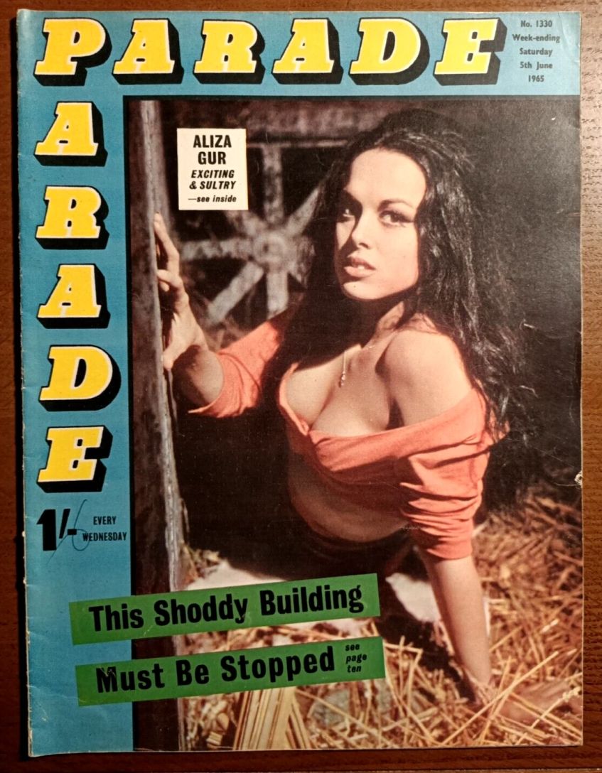 PARADE UK magazine side cover Issue 1330 5 June 1965
