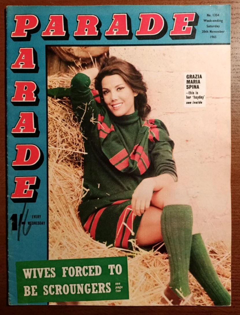 PARADE UK magazine side cover 20 November 1965
