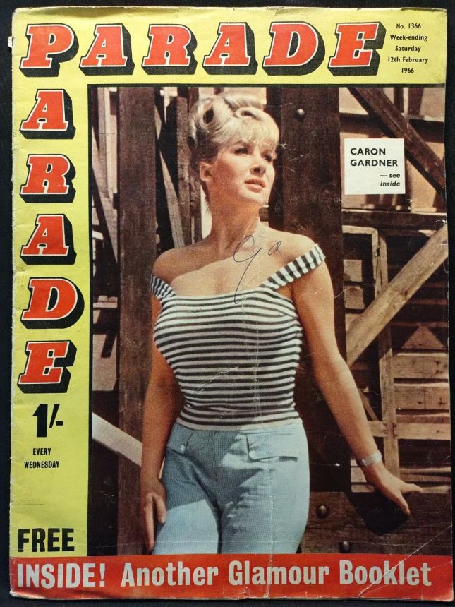 PARADE UK magazine side cover Issue 1366 12 February 1966