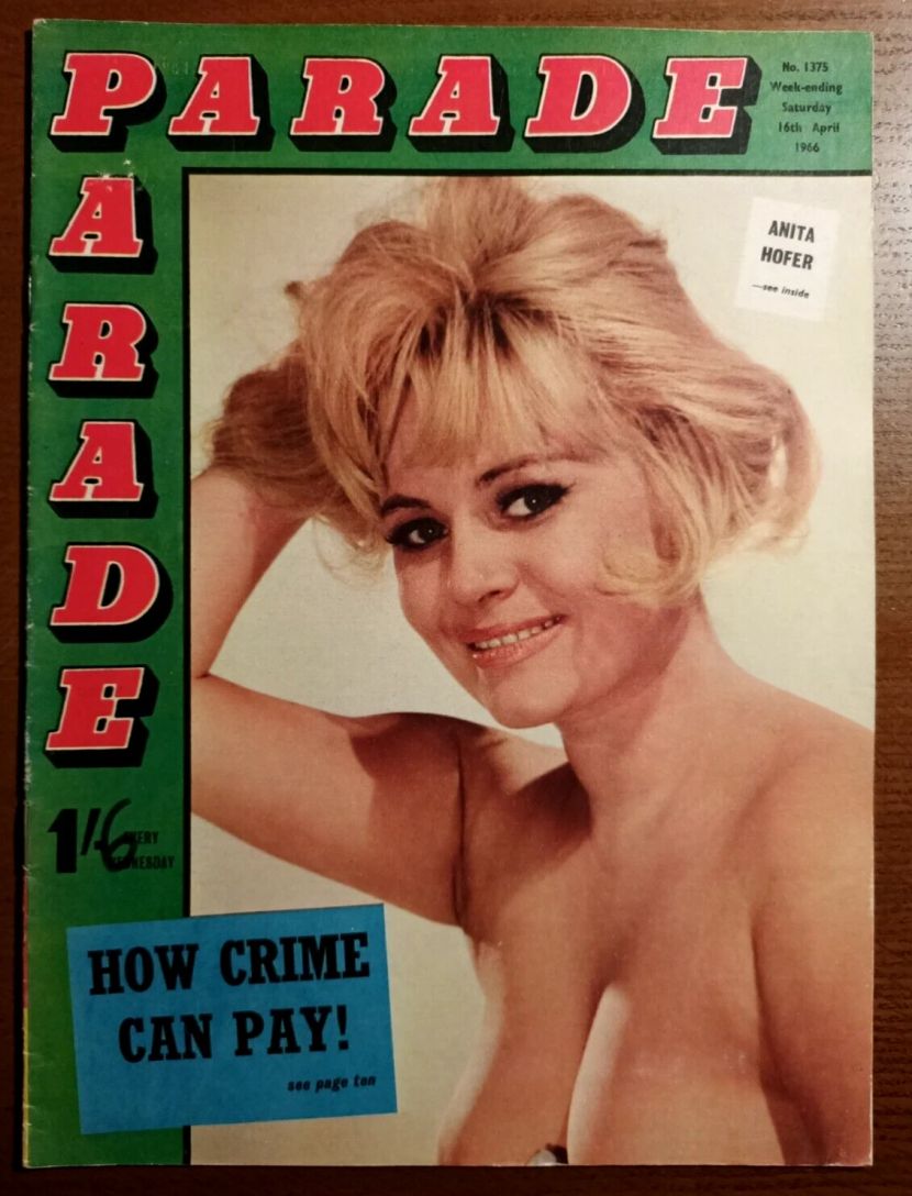 PARADE UK magazine side cover Issue 1375 16 April 1966