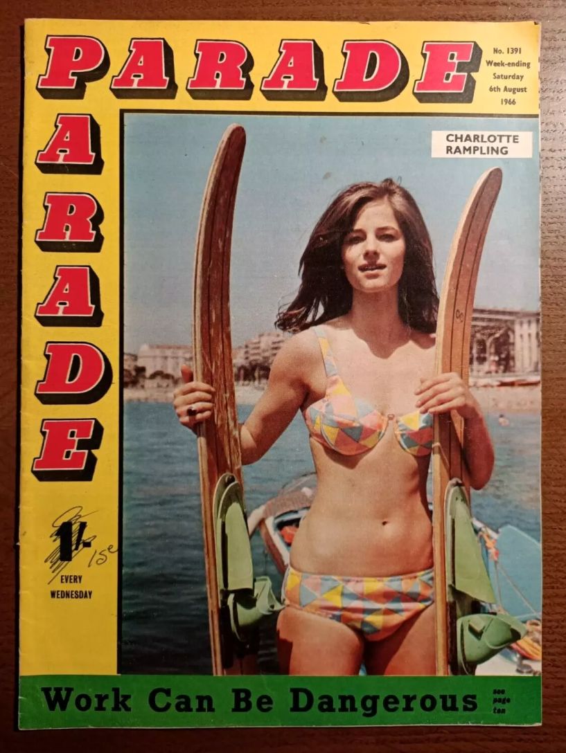 PARADE UK magazine side cover Issue 1391 6 August 1966