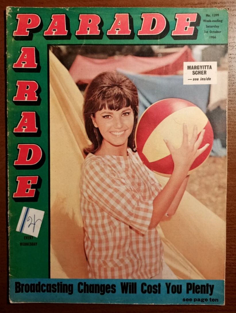 PARADE UK magazine side cover 1 October 1966