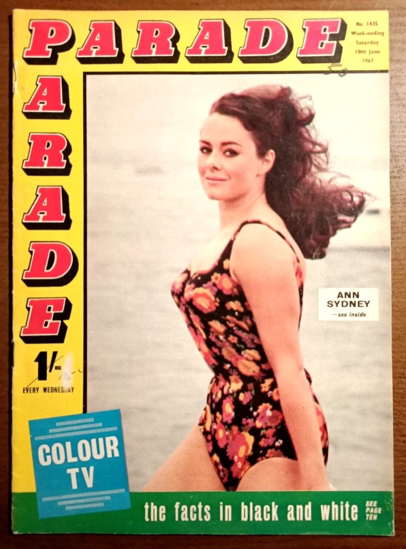 PARADE UK magazine side cover 10 June 1967