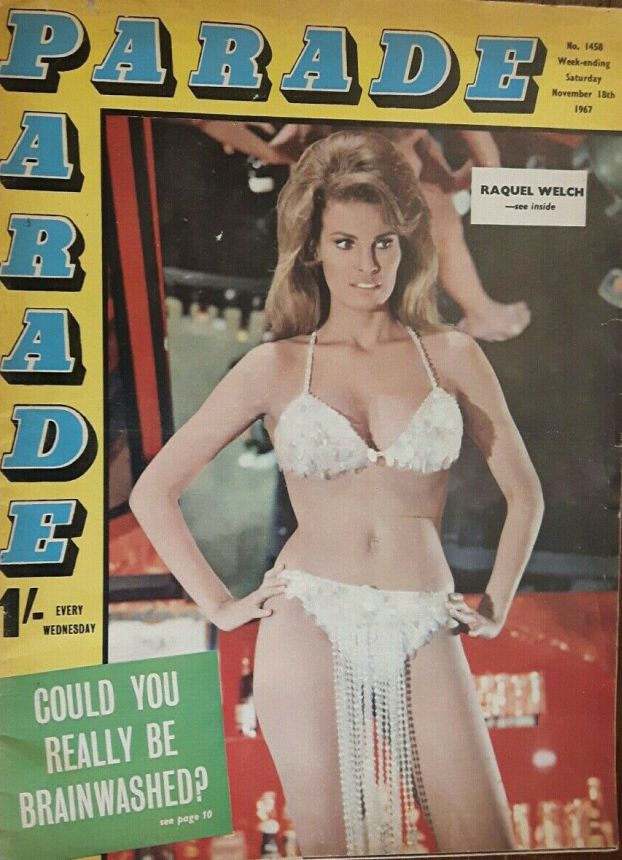 PARADE UK magazine side cover Issue 1458 18 November 1967