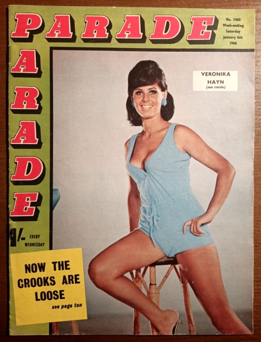 PARADE UK magazine side cover 6 January 1968