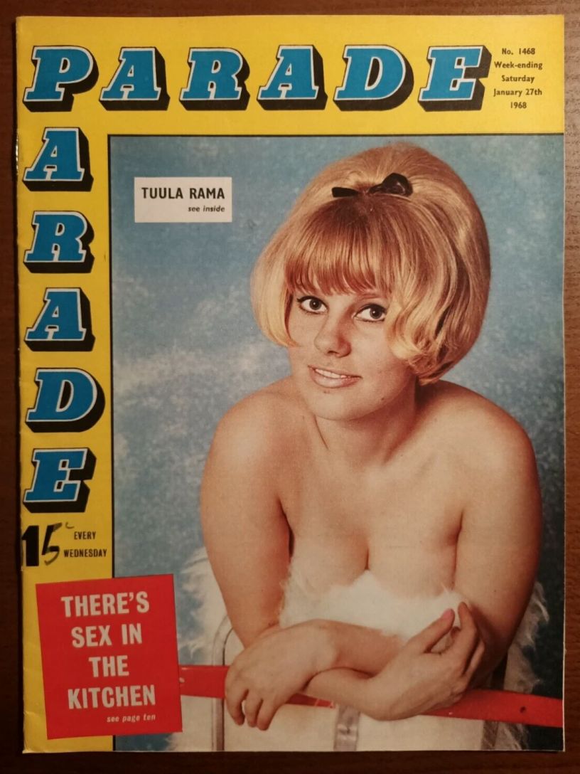 PARADE UK magazine side cover 27 January 1968