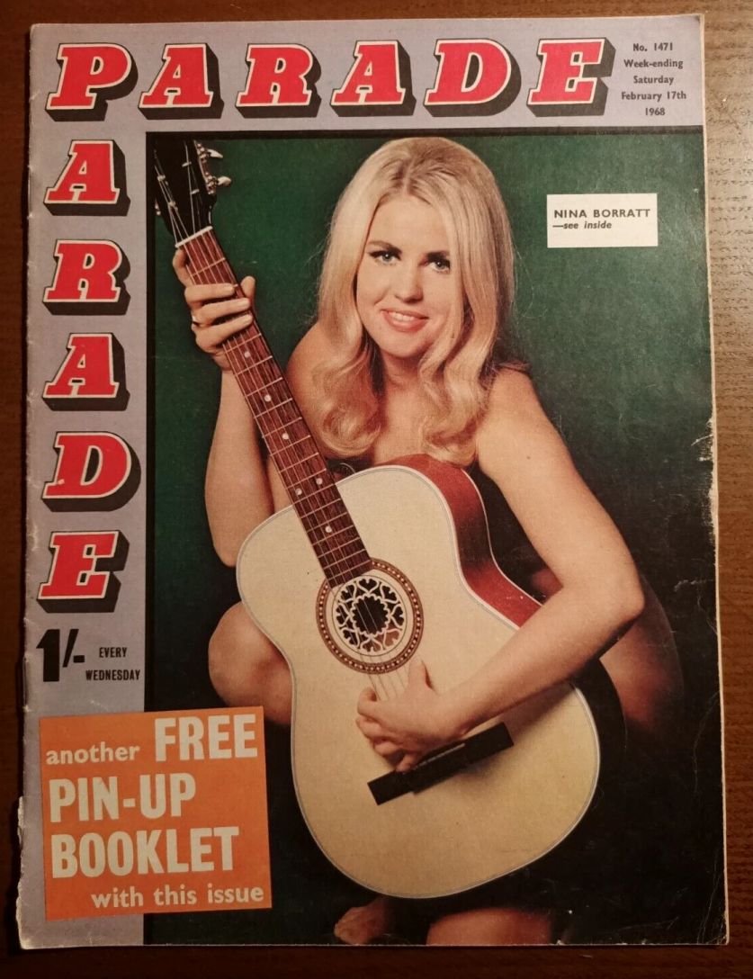 PARADE UK magazine side cover 17 February 1968