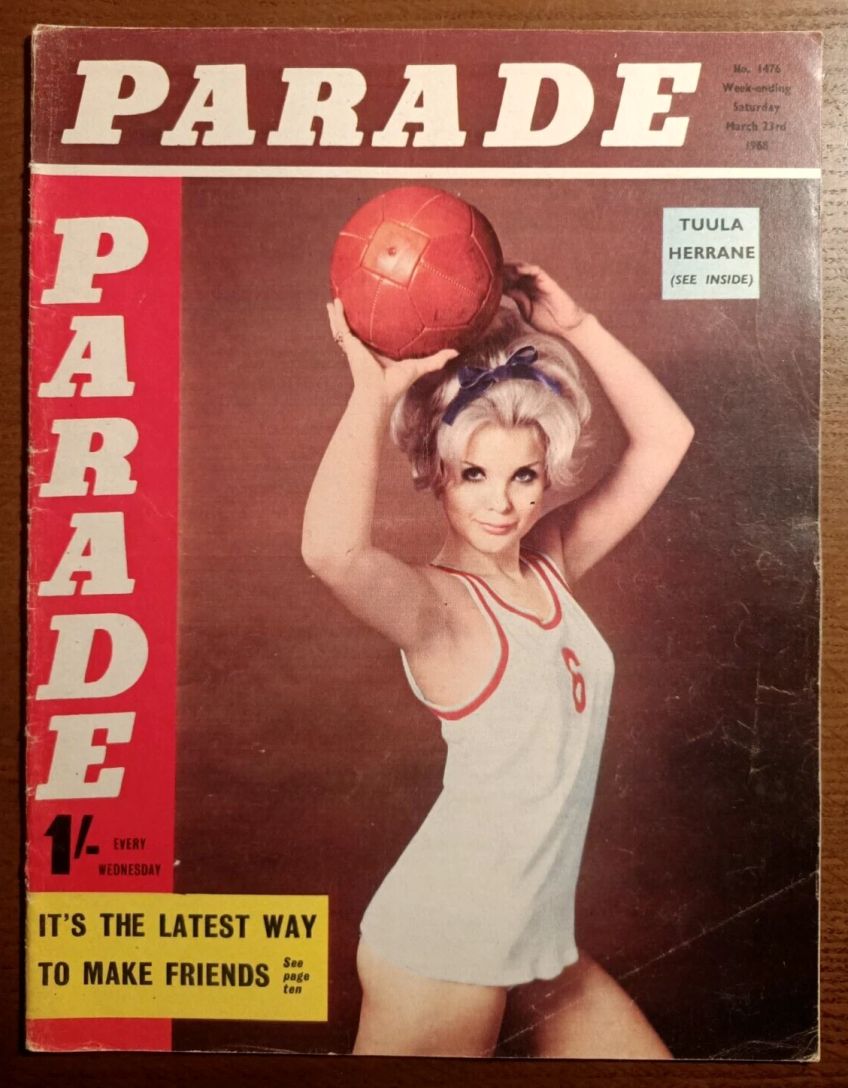 PARADE UK magazine side cover Issue 1476 23 March 1968